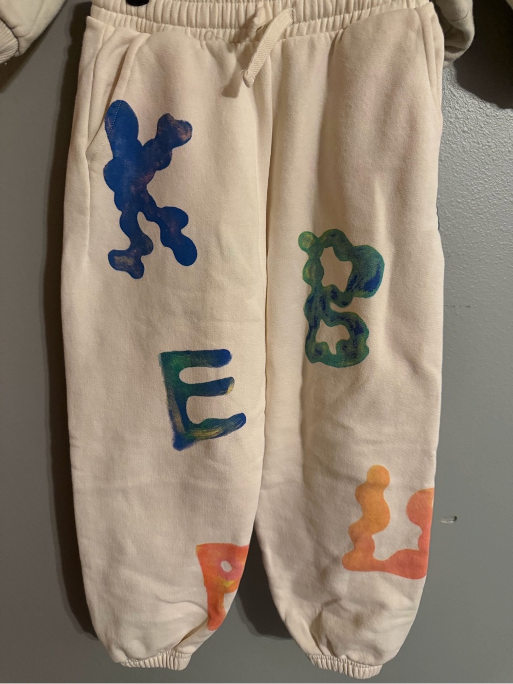 Zara Kids Abstract Graffiti Jogger Sweatpants 9-10Y 140